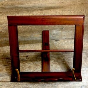 Vintage wooden book stand